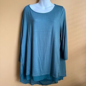 Soft Surroundings Marique Tunic Tapestry Top Size XL